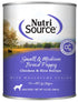 Nutrisource Chicken and Rice with Wholesome Grains Small and Medium Breed Puppy Canned Dog Food - Case of 12 12.3 Oz - Case of 12