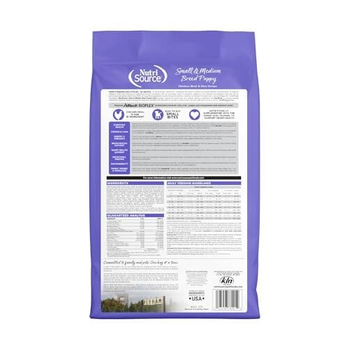 Nutrisource Chicken and Rice with Wholesome Grains Small and Medium Breed Puppy Dry Dog Food