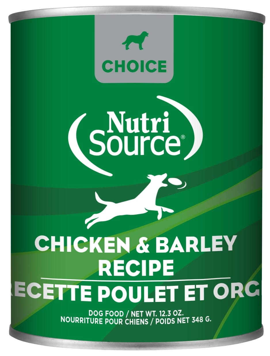Nutrisource Choice Chicken and Barley Canned Dog Food - 12.3 Oz - Case of 12 Default Title