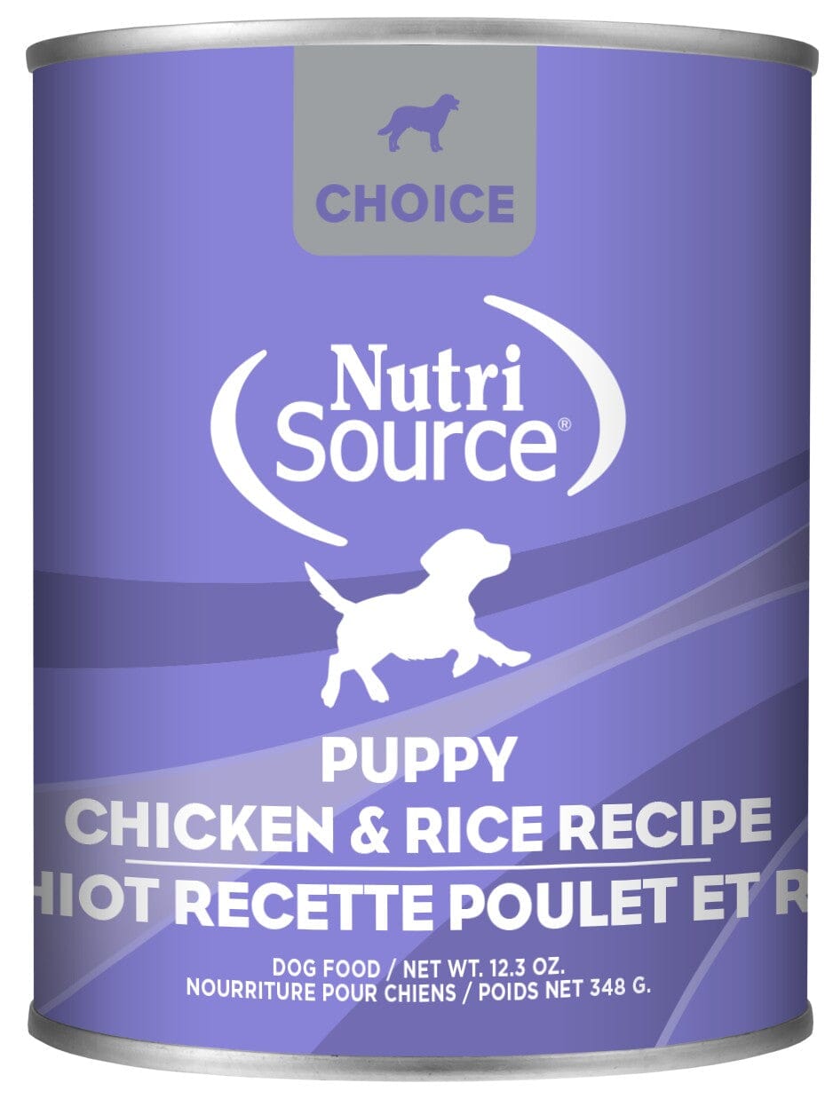 Nutrisource Choice Chicken and Rice Puppy Formula Canned Dog Food - 12.3 Oz - Case of 12 Default Title