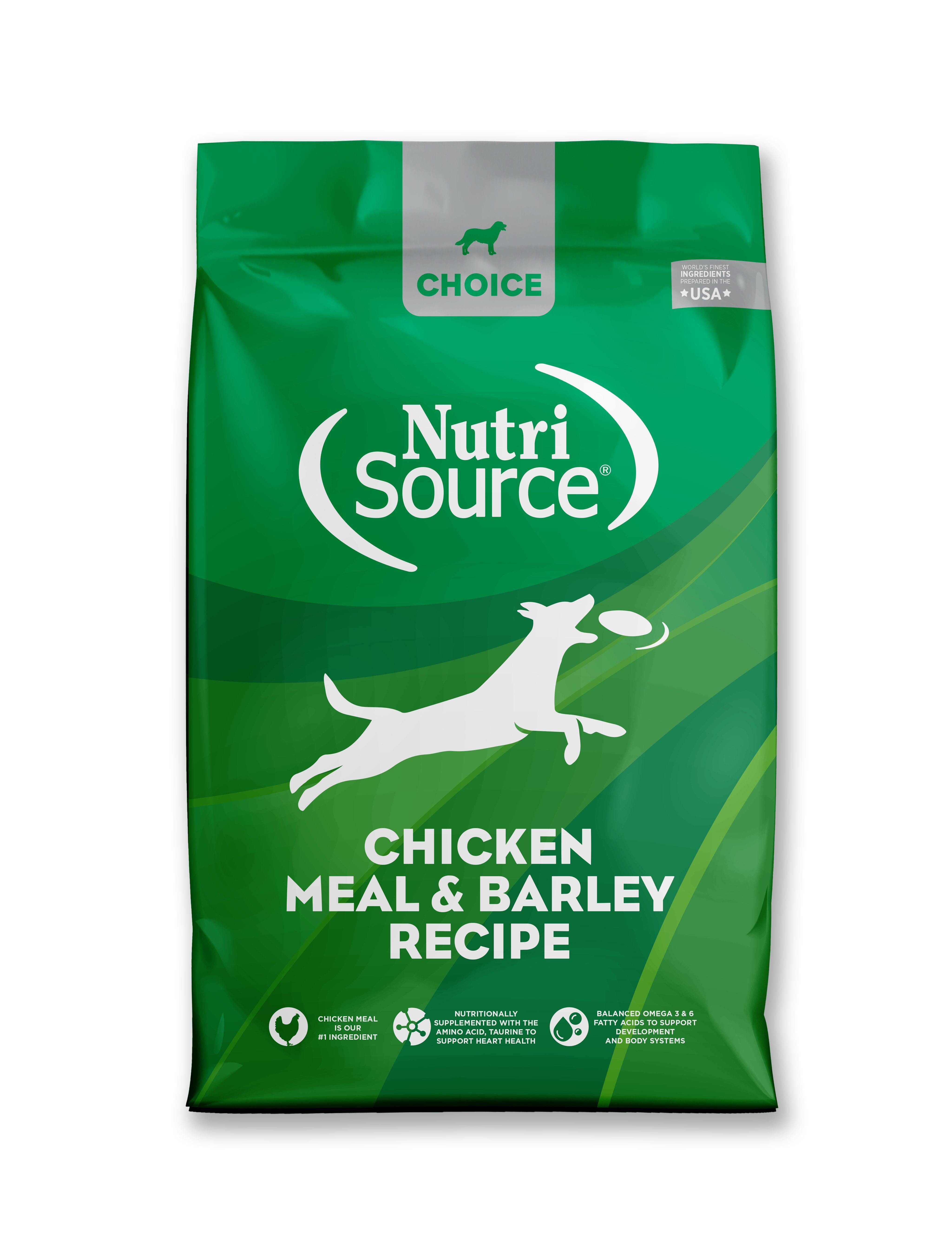 Nutrisource Choice Chicken Meal & Barley Dry Dog Food - 30 lb Bag  