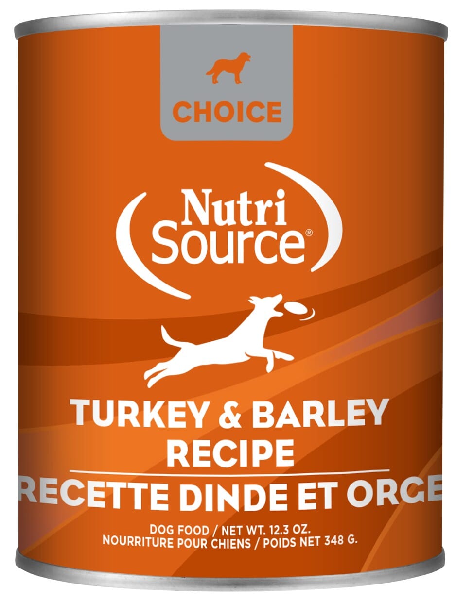 Nutrisource Choice Turkey and Barley Canned Dog Food - 12.3 Oz - Case of 12 Default Title