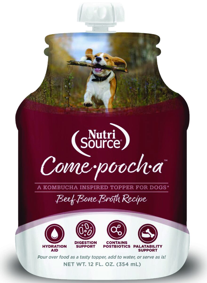 Nutrisource Come-Pooch-a Beef Broth Dog Food Topper - 12 Oz