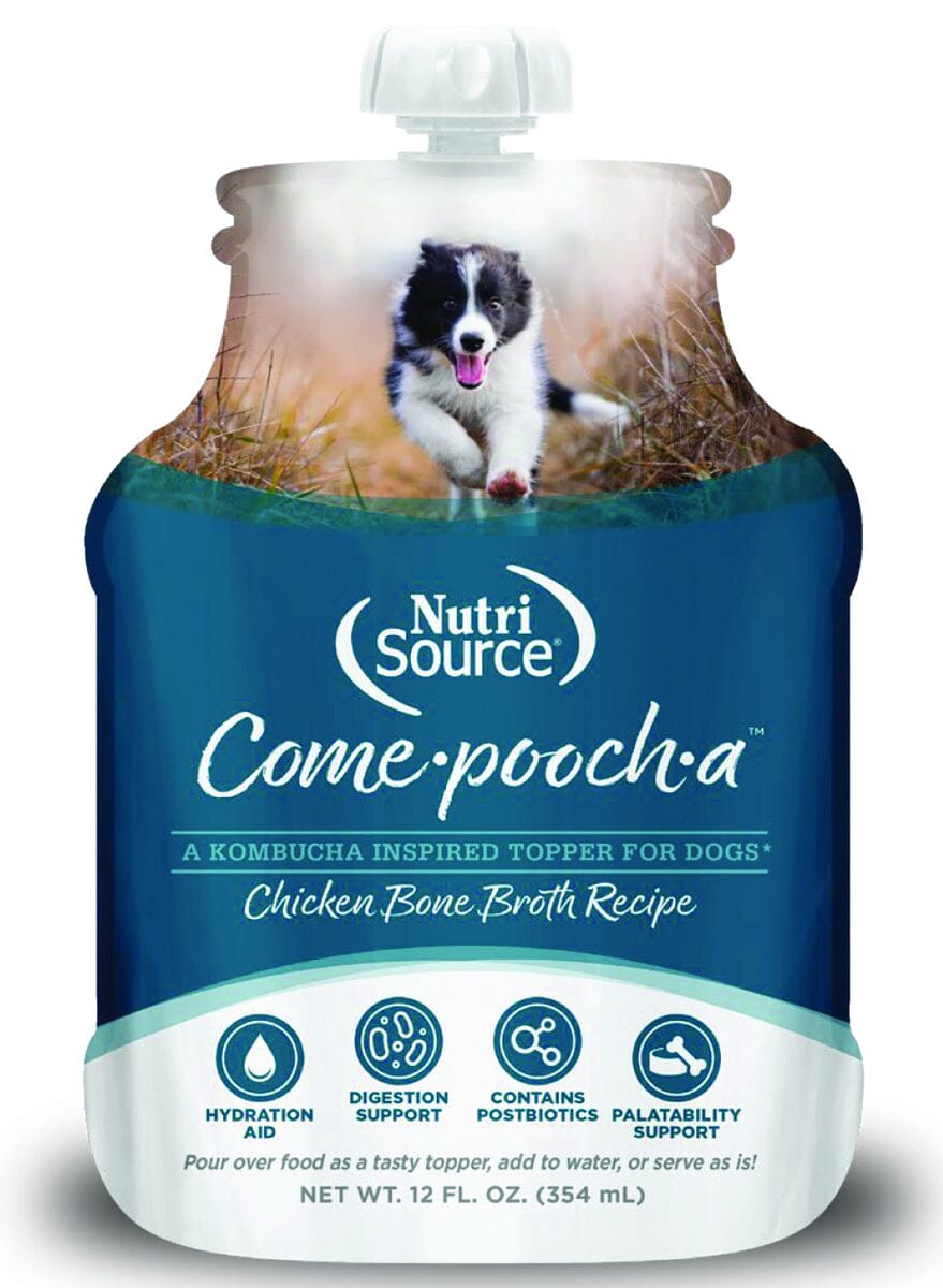 Nutrisource Come-Pooch-A Chicken Broth Dog Food Recipe Pouch - 12 oz - Case of 12