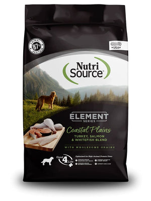 Nutrisource Element Series Coastal Turkey Salmon and Whitefish with Wholesome Grains Dr...