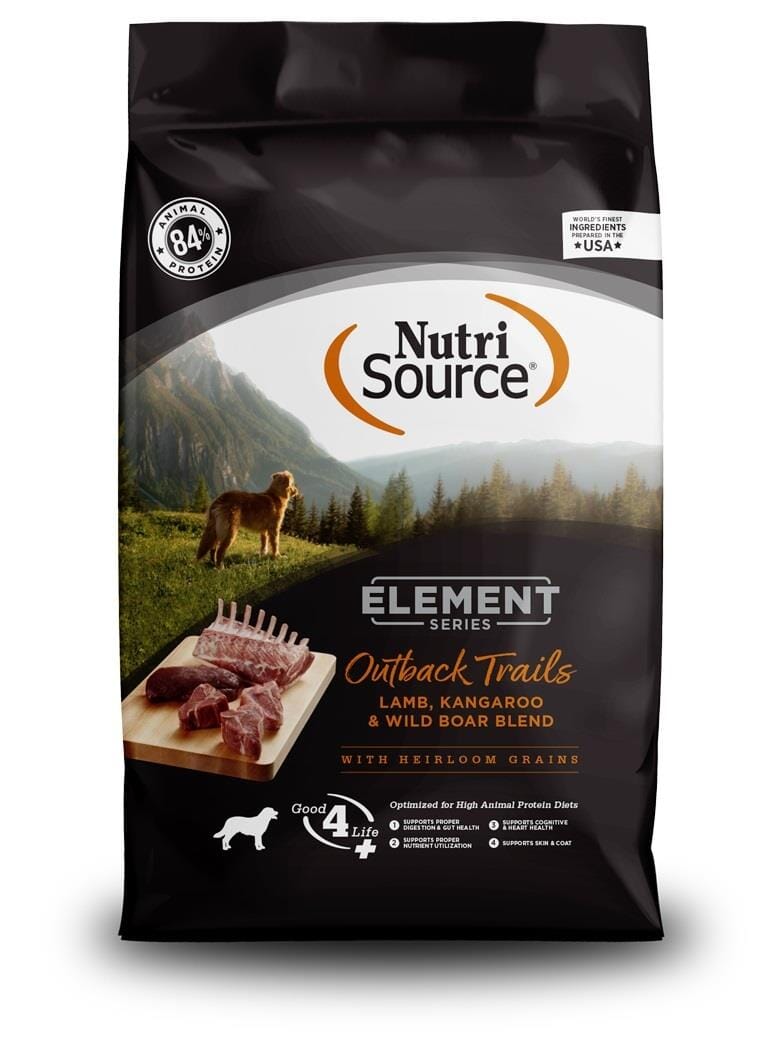 Nutrisource Element Series Outback Trails Lamb, Kangaroo and and Wild Boar Blend Dry Dog Food  