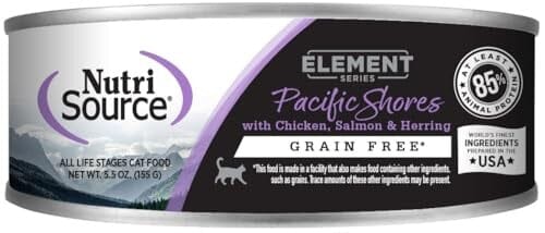 Nutrisource Element Series Pacific Shores Grain-Free Chicken Salmon Herring Canned Cat Food - 5.5 Oz - Case of 12 Default Title