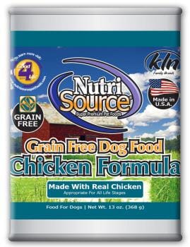 Nutrisource Grain Free Chicken Canned Dog Food - 13 oz - Case of 12  