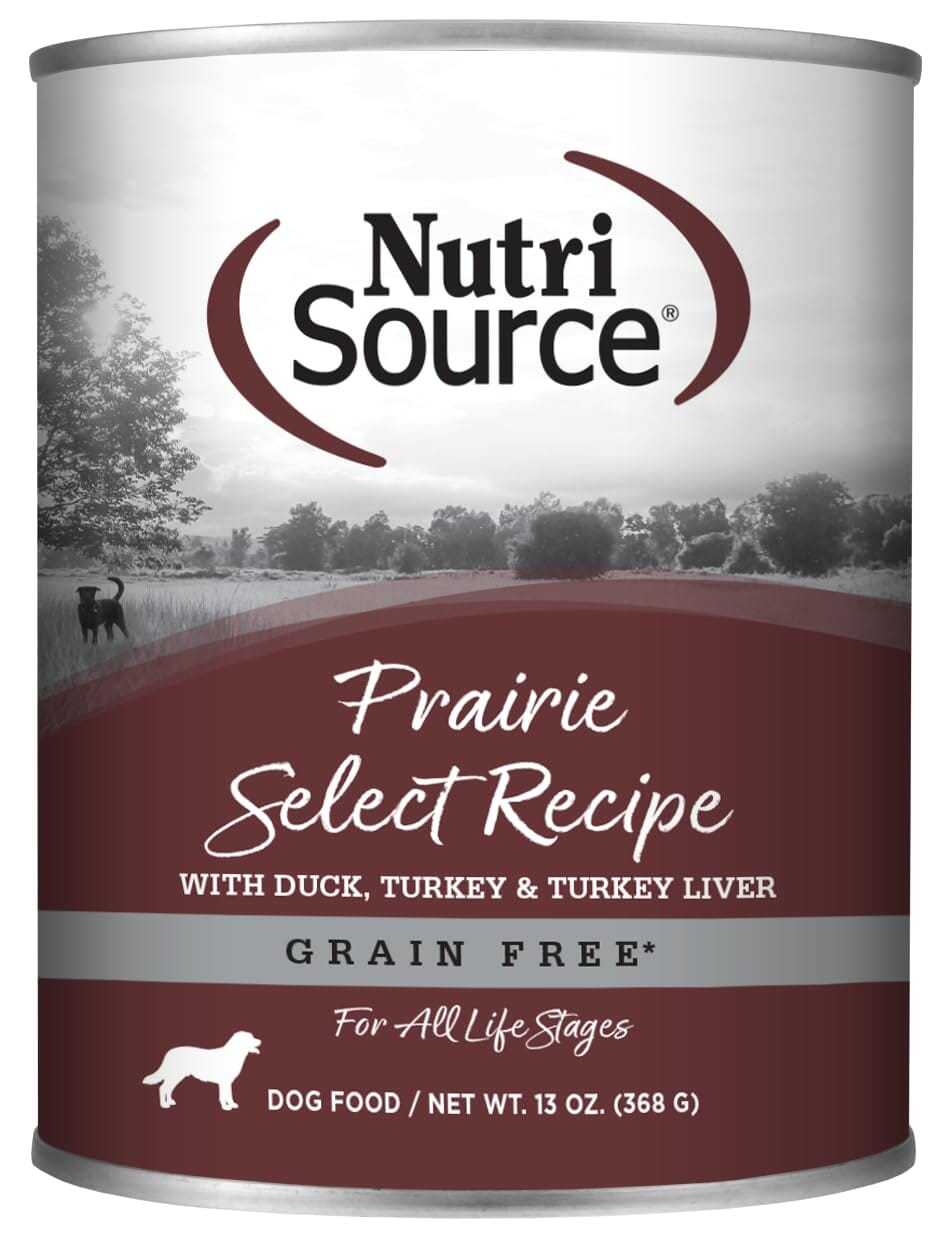 Nutrisource Grain-Free Prairie Select Canned Dog Food - 13 oz - Case of 12  