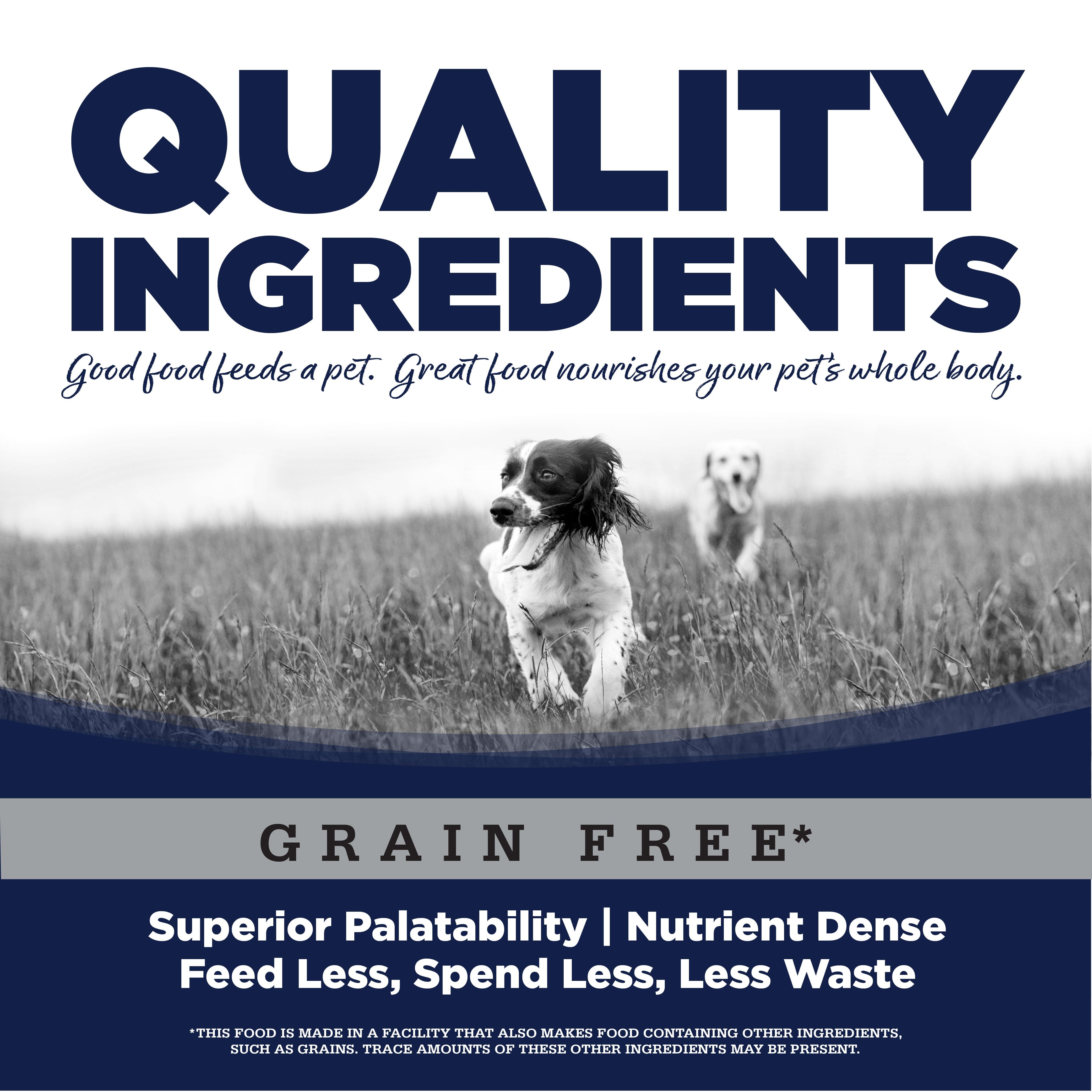 Nutrisource Grain Free Woodlands Select Boar and Turkey Dry Dog Food - 15 lb Bag