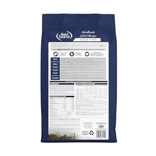 Nutrisource Grain-Free Woodlands Select Recipe Wild Boar Turkey and Menhaden Dry Dog Food