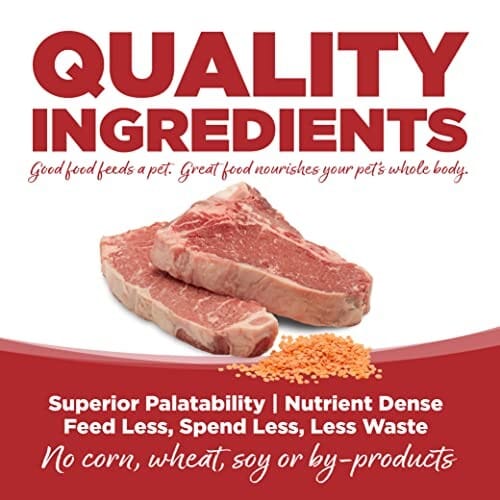 Nutrisource PureVita Grain-Free Limited Ingredient Beef and Red Lentils Dry Dog Food - 12 Lbs