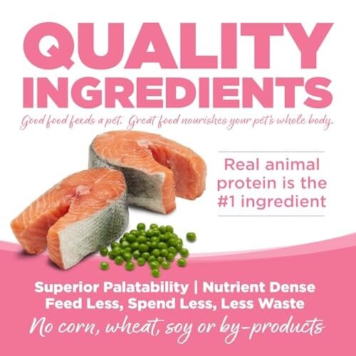 Nutrisource PureVita Grain-Free Limited Ingredient Salmon and Peas Entrée Dry Dog Food - 12 Lbs