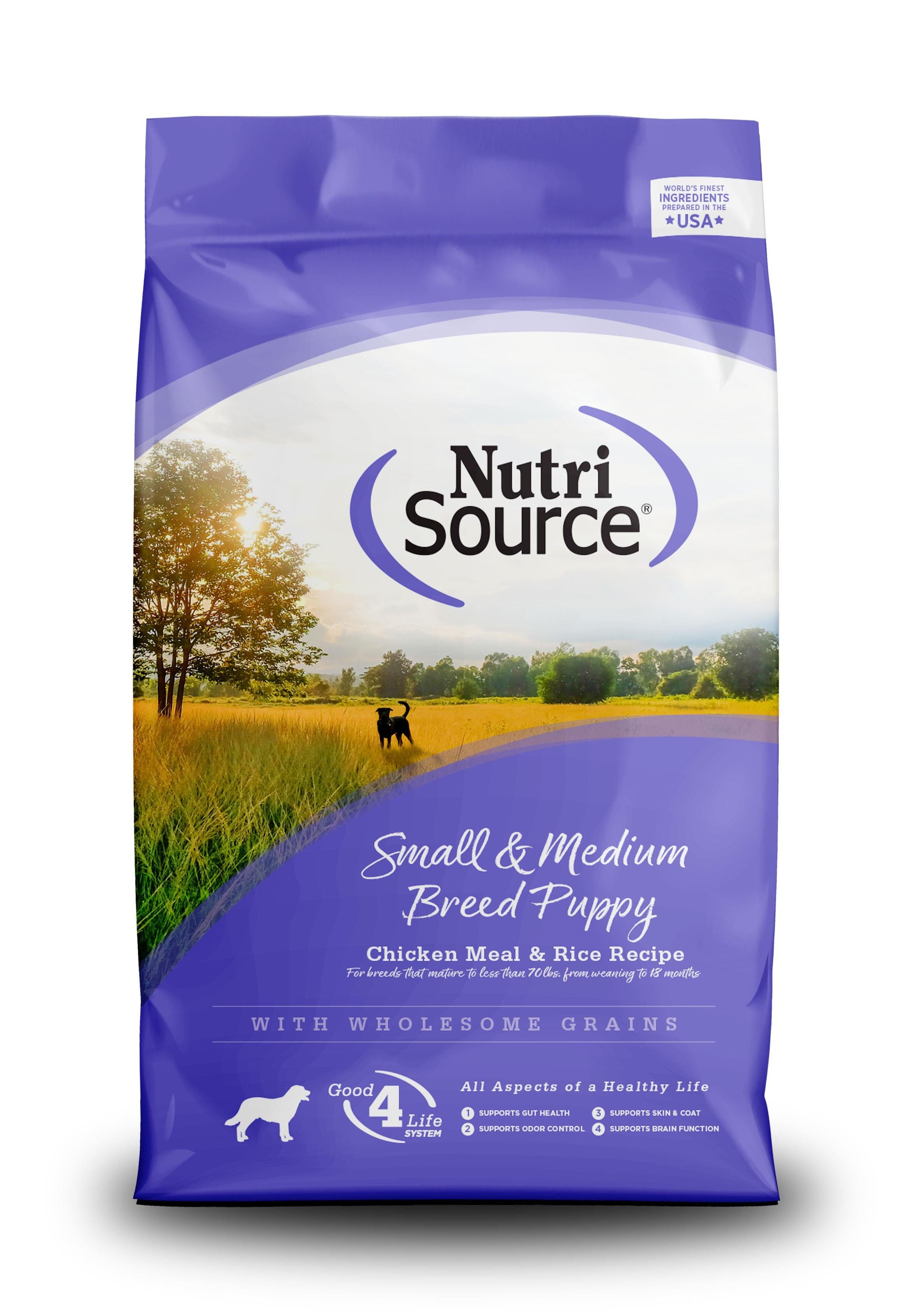 Nutrisource Small/Medium Breed Puppy Chicken & Rice (8 Per Bale) Dry Dog Food - 5 lb Bag  