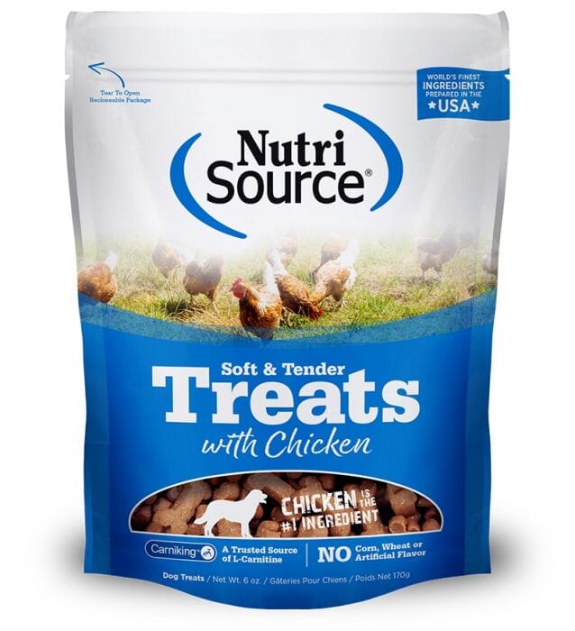 Nutrisource Soft & Tender Chicken Dog Treats - 14 oz