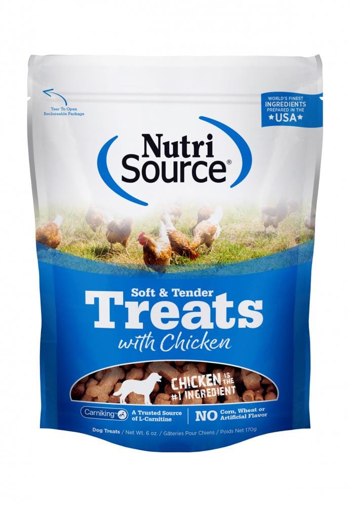 Nutrisource Soft & Tender Chicken Dog Treats - 6 oz  