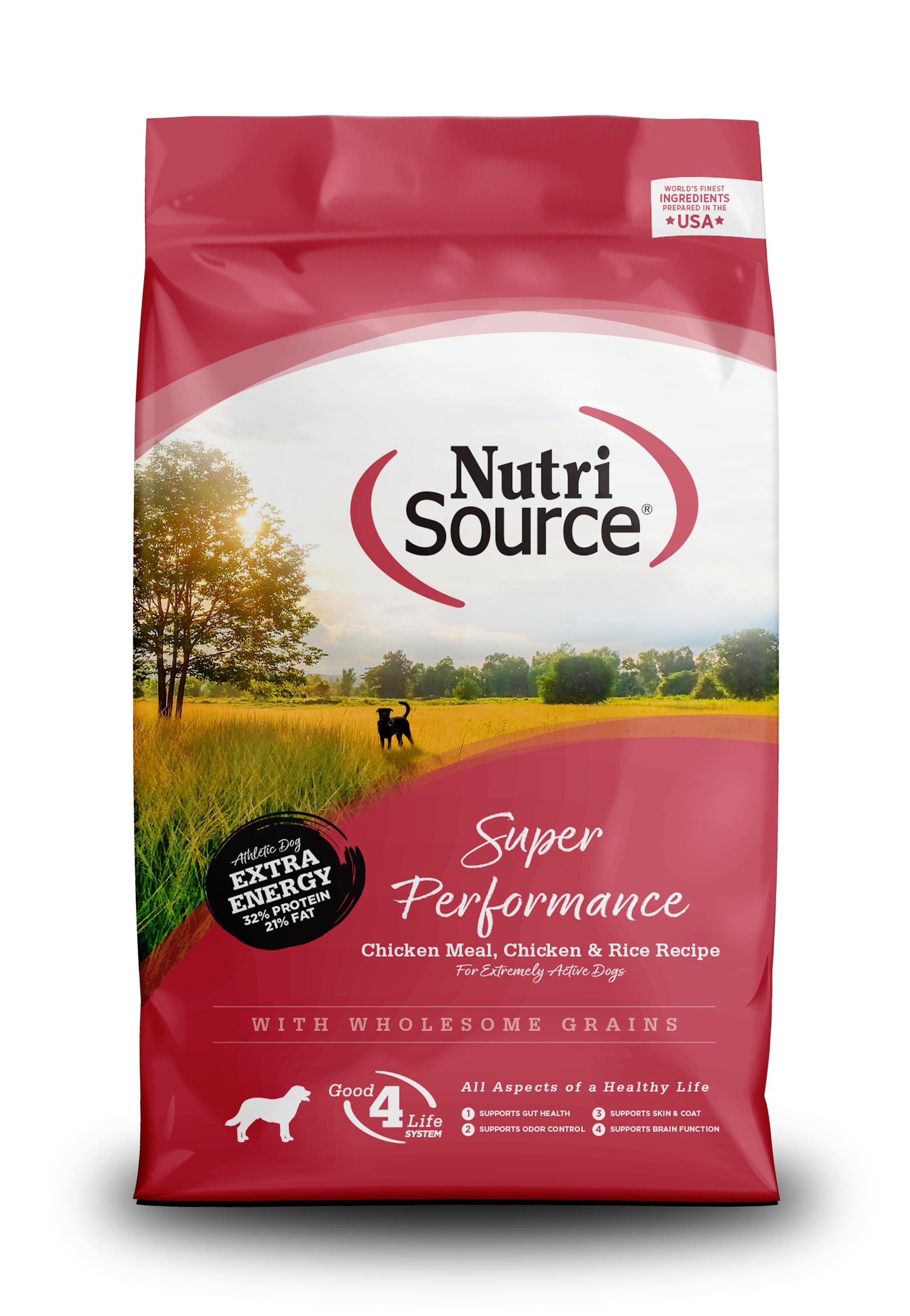 Nutrisource Super Performance Chicken & Rice Dry Dog Food - 40 lb Bag  