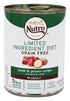 Nutro Grain-Free Limited Ingredient Premium Loaf Lamb and Potato Adult Canned Dog Food - 12.5 Oz - Case of 12 Default Title