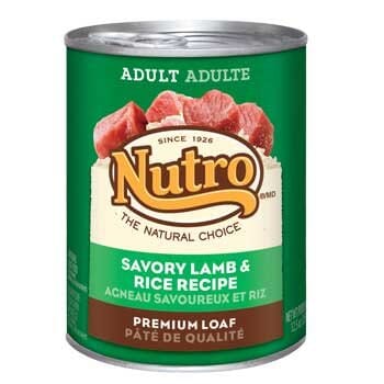 Nutro Limited Ingredient Premium Loaf Savory Lamb and Rice Adult Canned Dog Food - 12.5 Oz - Case of 12 Default Title