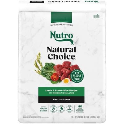 Nutro Natural Choice Lamb and Brown Rice Adult Dry Dog Food - 36 Lbs Default Title