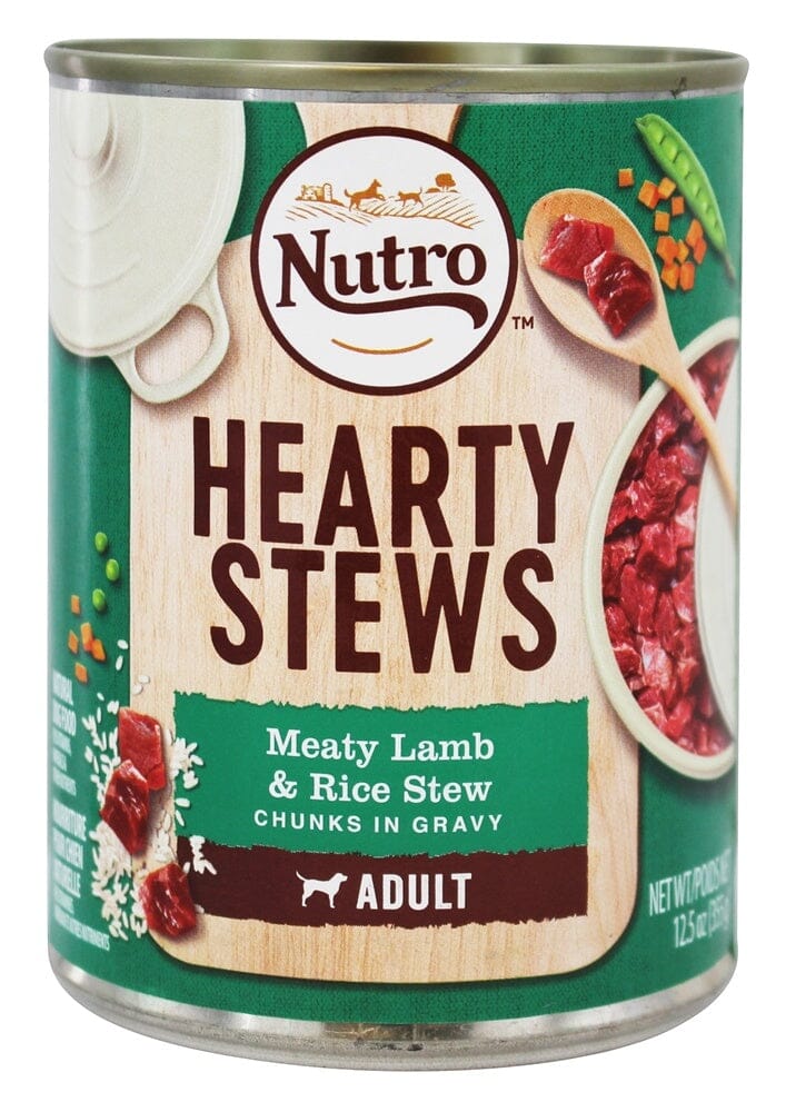 Nutro Savory Lamb and Rice Chunks in Gravy Large-Breed Adult Canned Dog Food - 12.5 Oz - Case of 12 Default Title