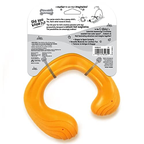Nylabone C-Shuu Creative Play Lightweight and Squishy Stretching Floating Fetch Dog Toy - Small