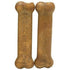 Nylabone Daily Health Bone Bacon Flavored Natural Dog Chew Treats - Medium/Wolf - 2 Pack Default Title