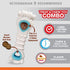 Nylabone Knuckle-Bone Pop-in-Treat Combo Puppy-Chew Chicken Flavor Treat Dispensing Puppy Dog Toy and Treats - Medium