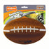 Nylabone Power Play Football Gripz Interactive Fetch and Chew Felt Dog Toy - Brown Large