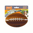 Nylabone Power Play Football Gripz Interactive Fetch and Chew Felt Dog Toy - Brown Medium
