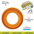 Nylabone Power Play Super Flyer Gripz Disc Interactive Fetch and Floating Rubber Dog Toy   