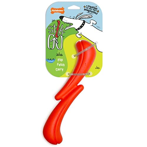 Nylabone Stick-GO Creative Lightweight Flexible and Floating Fetch and Tug Dog Toy Large