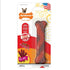 Nylabone Textured-Bone Durable Power-Chew Flavor Frenzy Beef Jerky Flavor Nylon Chew Dog Toy Extra Small/Petite