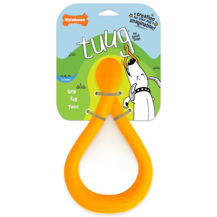 Nylabone Tuug Creative Lightweight Flexible and Floating Fetch and Tug Dog Toy - Small Default Title