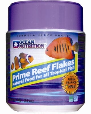 Ocean Nutrition Prime Reef Tropical Marine Saltwater Fish Food Flakes 5.5 Ounce