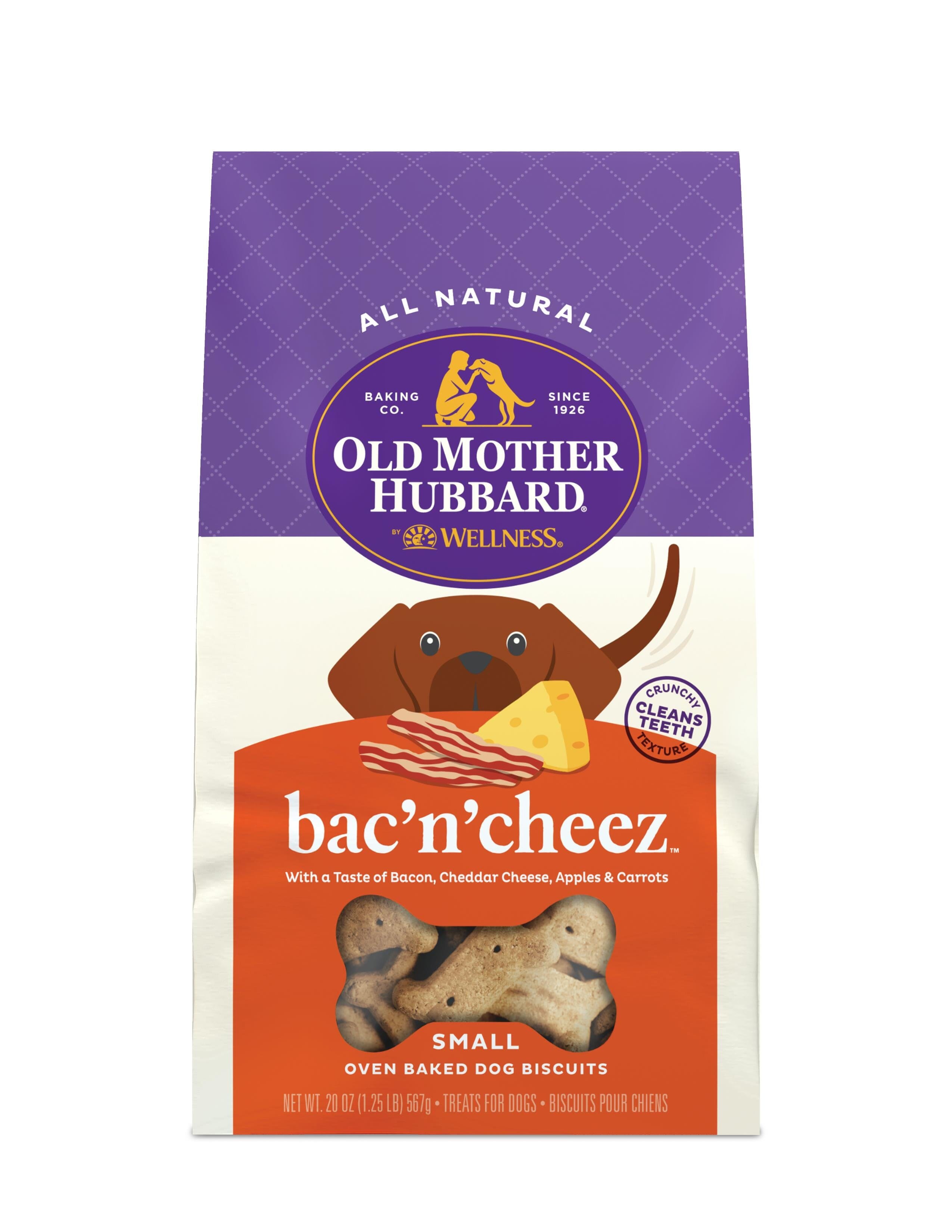 Old Mother Hubbard Crunchy Classic Natural BacNCheez Biscuits Dog Treats  