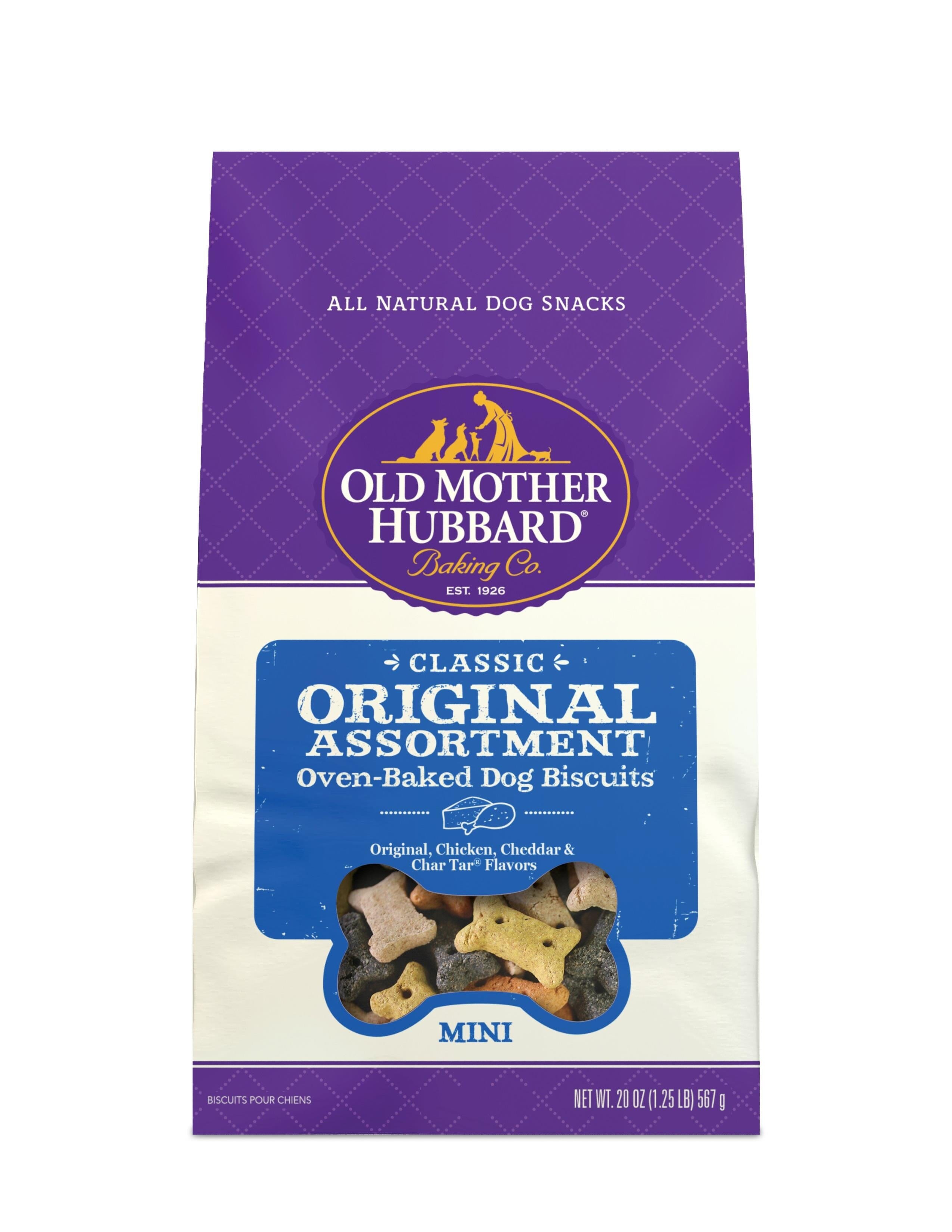 Old Mother Hubbard Crunchy Classic Natural Original Assortment Mini Biscuits Dog Treats  