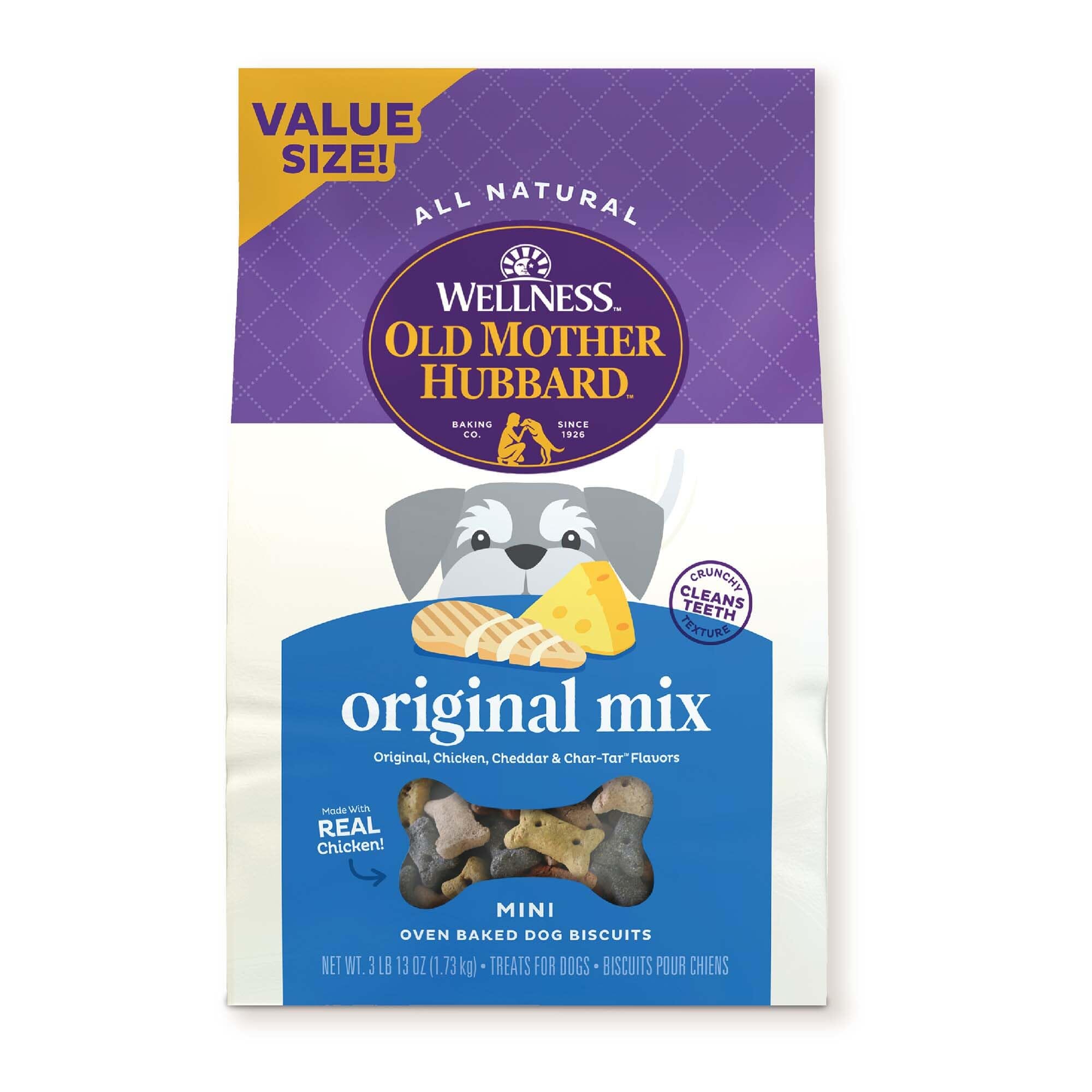 Old Mother Hubbard Crunchy Classic Natural Original Assortment Mini Biscuits Dog Treats  