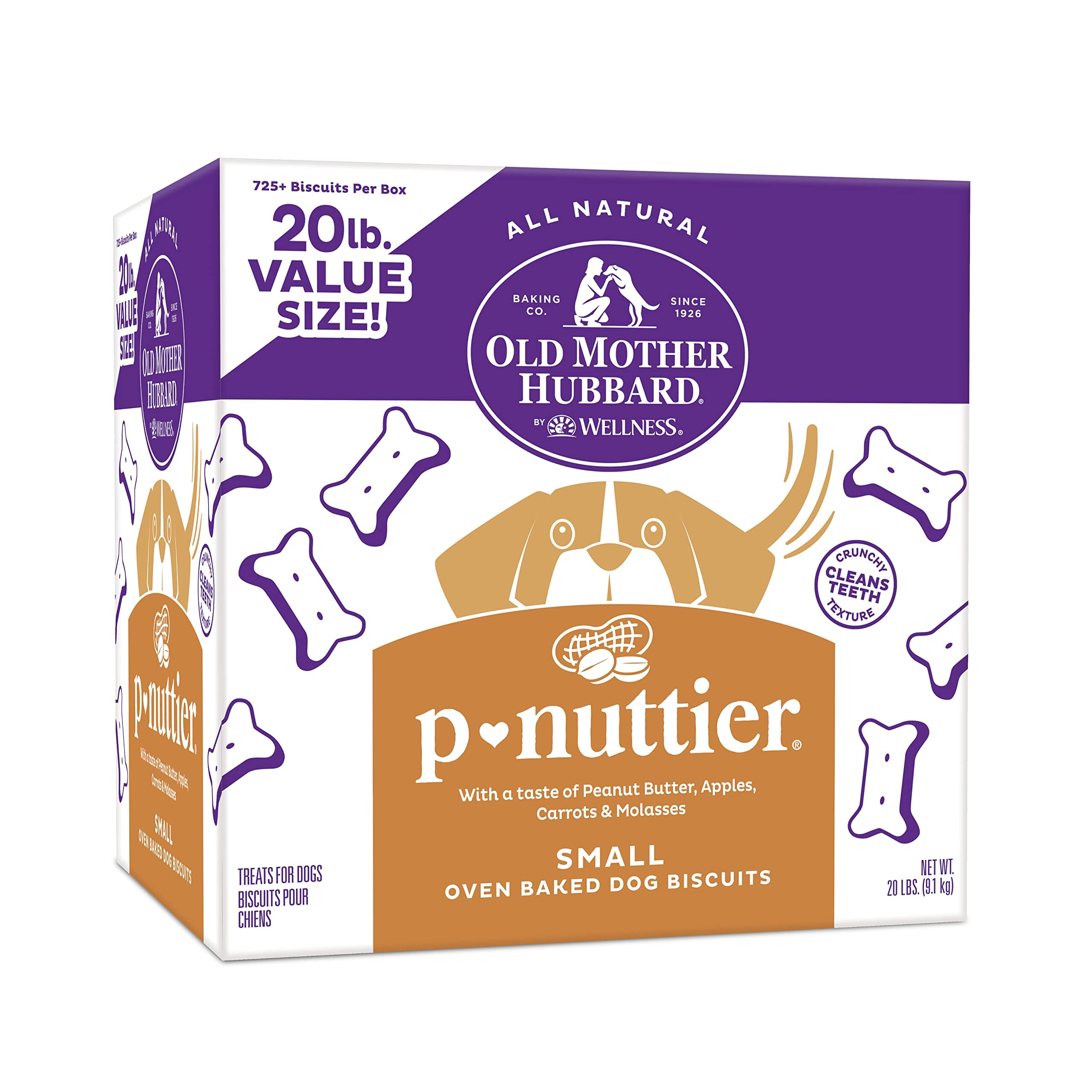 Old Mother Hubbard Crunchy Classic Natural P-Nuttier Dog Biscuits  