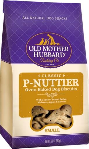 Old Mother Hubbard Crunchy Classic Natural P-Nuttier Small Biscuits Dog Treats  