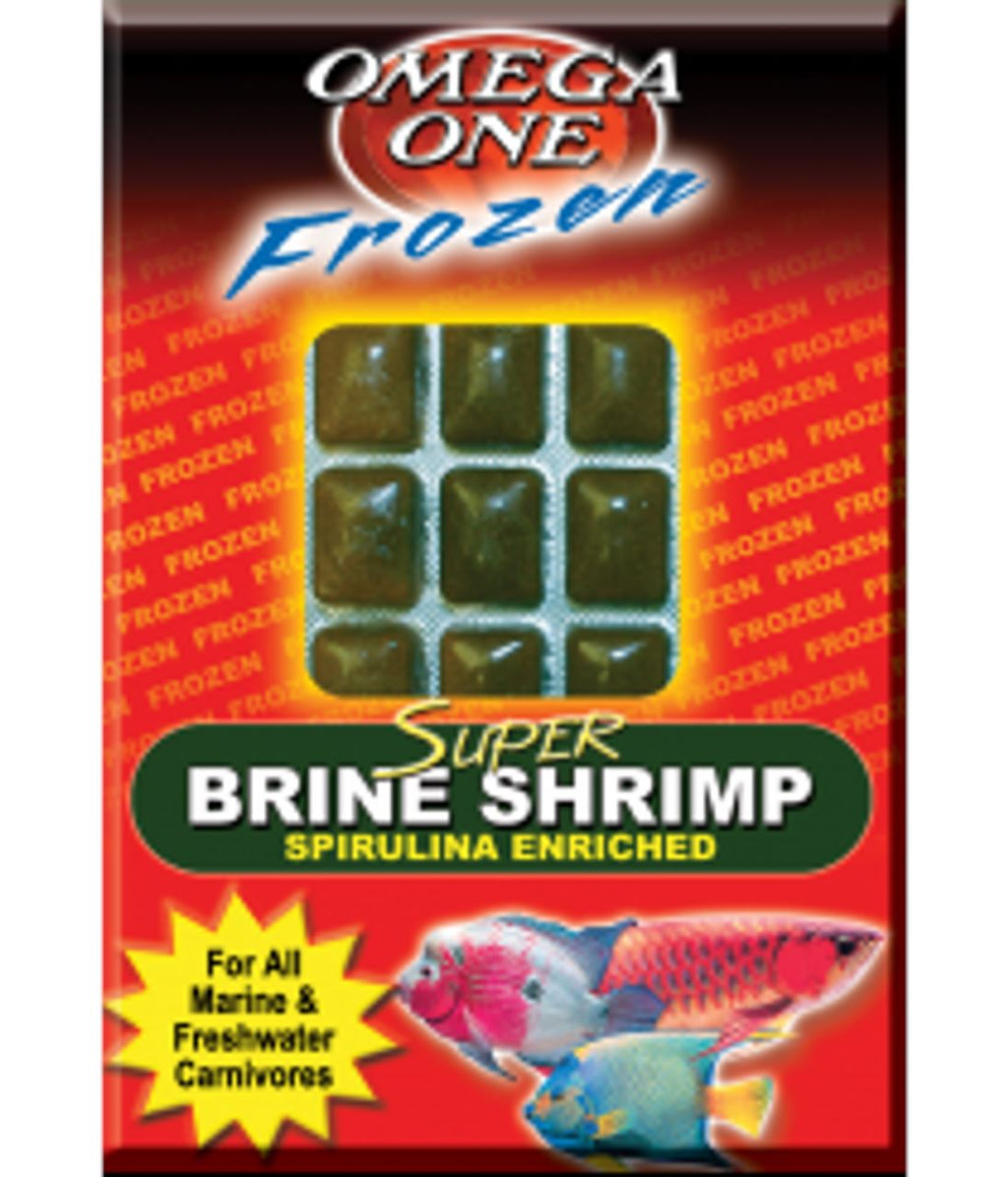 Omega One Freeze-Dried Brine Shrimp Flat for Freshwater and Salwater Fish - 4 Oz  