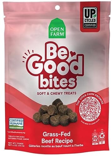 Open Farm Be Good Bites Non-GMO Grass-Fed Beef Soft and Chewy Training Dog Treats - 6 Oz Default Title