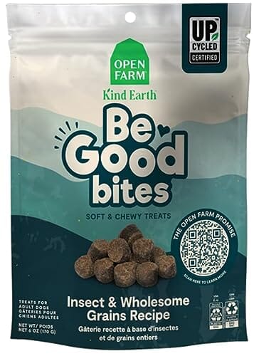 Open Farm Be Good Bites Non-GMO Insect and Wholesome Grains Dehydrated Soft and Chewy Training Dog Treats - 6 Oz Default Title