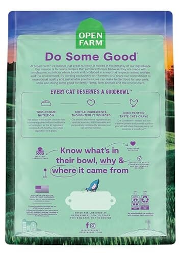 Open Farm Goodbowl Chicken and Brown Rice Oven-Baked Small-Batch Dry Cat Food - 3 Lbs