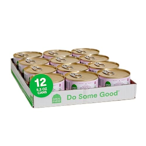 Open Farm Grain-Free Chicken and Salmon Pate Canned Cat Food 5.3 Oz - Case of 12