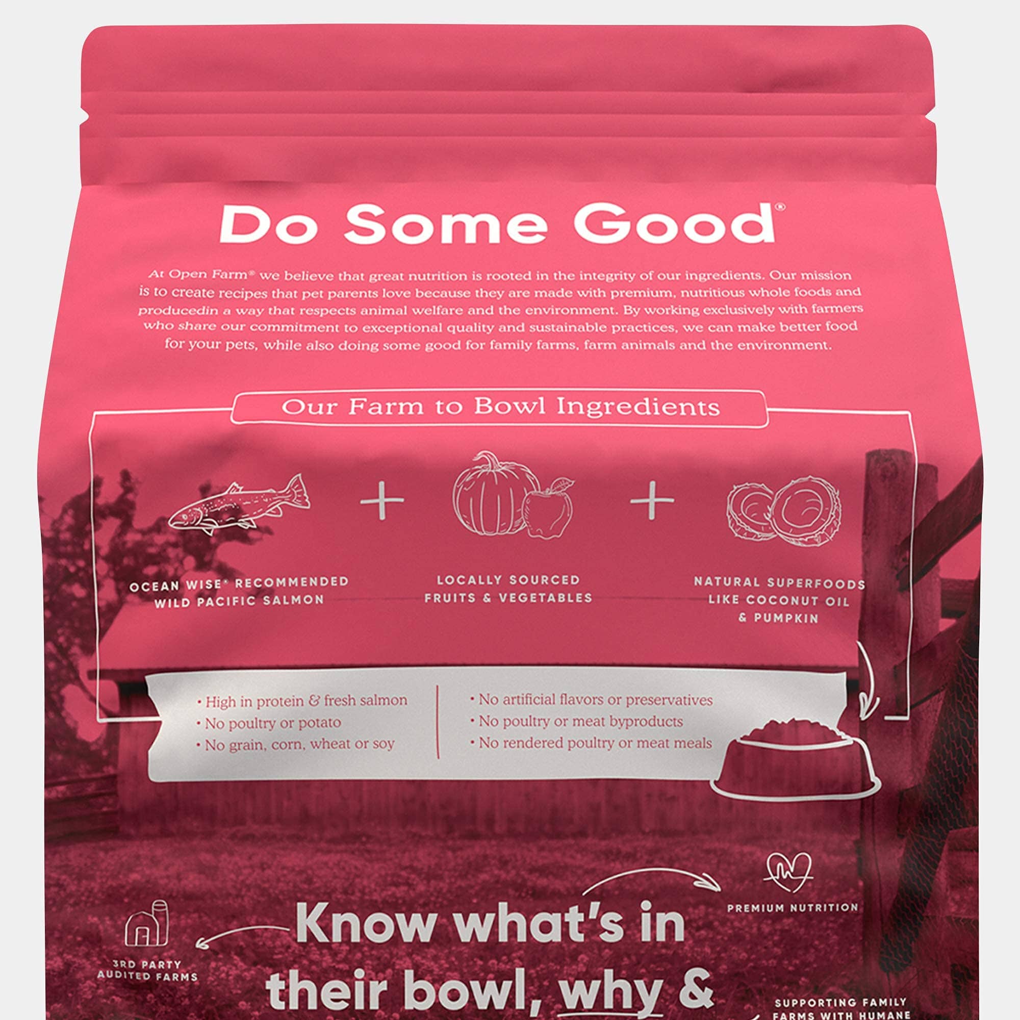 Open Farm Grain-Free Wild-Caught Salmon Dry Cat Food - 4 Lbs  