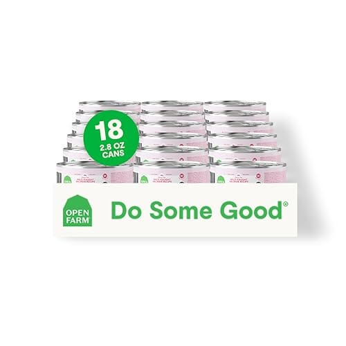 Open Farm Grain-Free Wild-Caught Salmon Pate Canned Cat Food 2.8 Oz - Case of 18