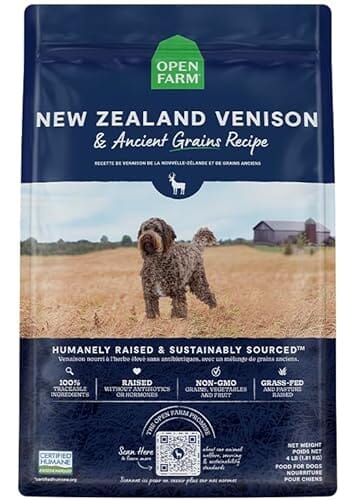 Open Farm High-Protein New Zealand Venison and Ancient Grains Dry Dog Food - 22 Lbs Default Title