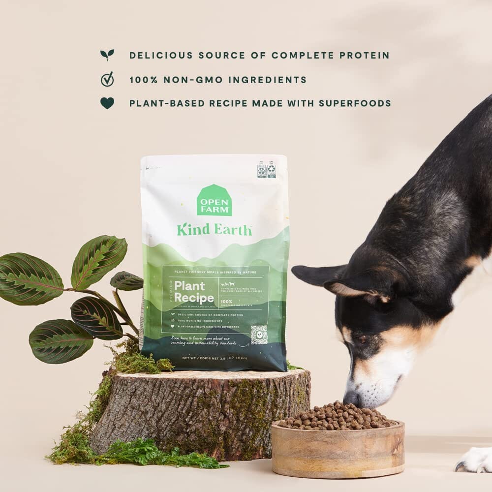 Open Farm Kind Earth Premium Plant Based with Superfoods Recipe Dry Dog Food - 20 Lbs  