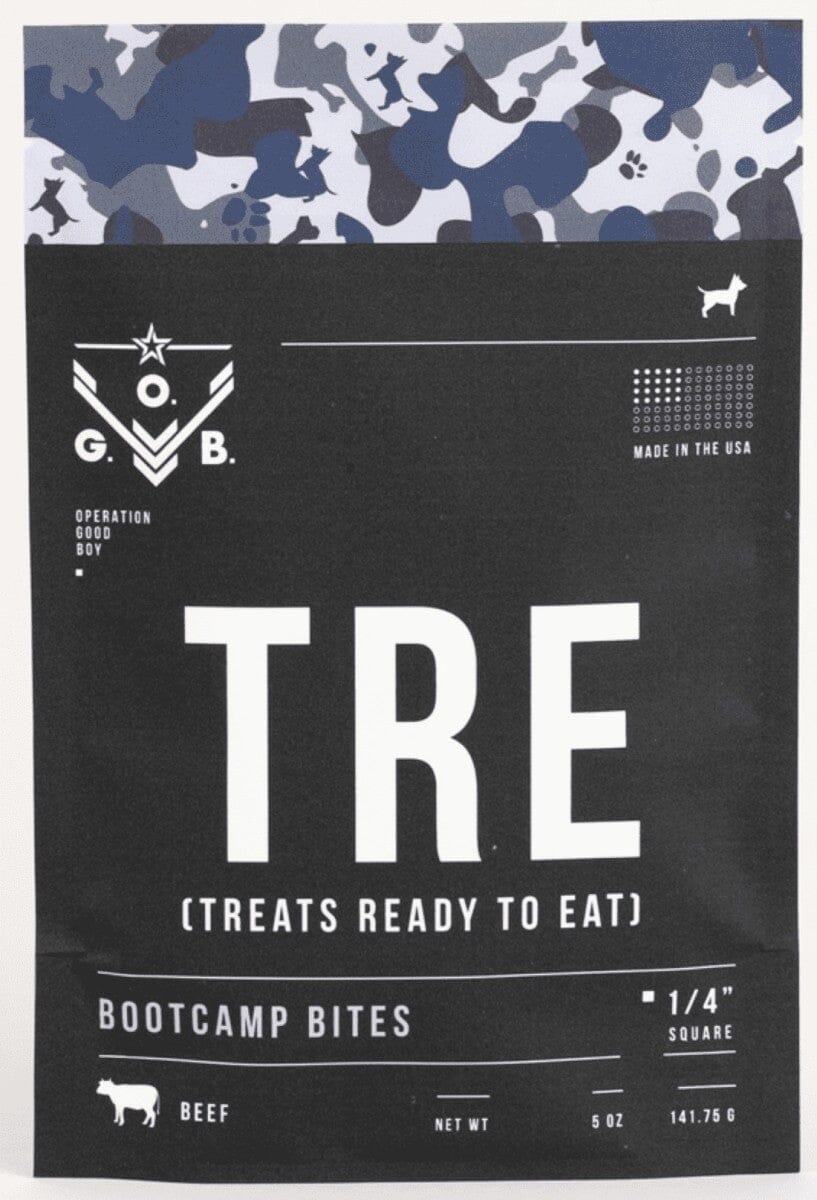 Operation Good Boy Bootcamp Treats 1/4-Inch Square Cut Farm-Raised Beef Training Jerky Dog Treats - 5 Oz Default Title
